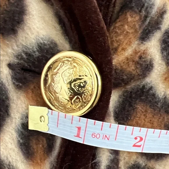 Gantos 1980’s Vintage Leopard Print Women's Coat Size M - Picture 11 of 14